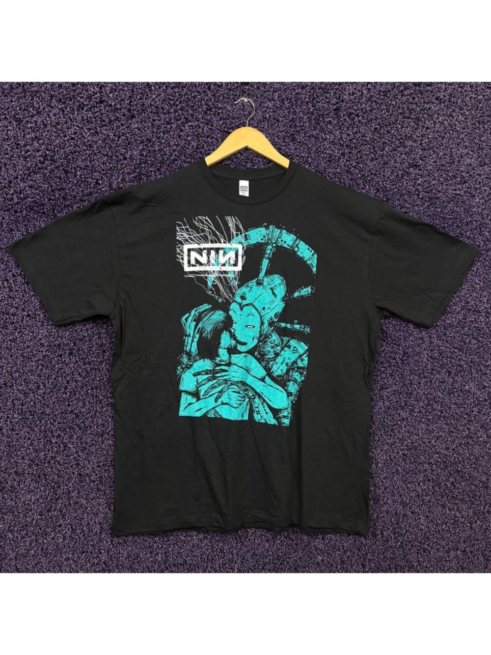 Nine Inch Nails With Teeth T-Shirt Size Extra Large